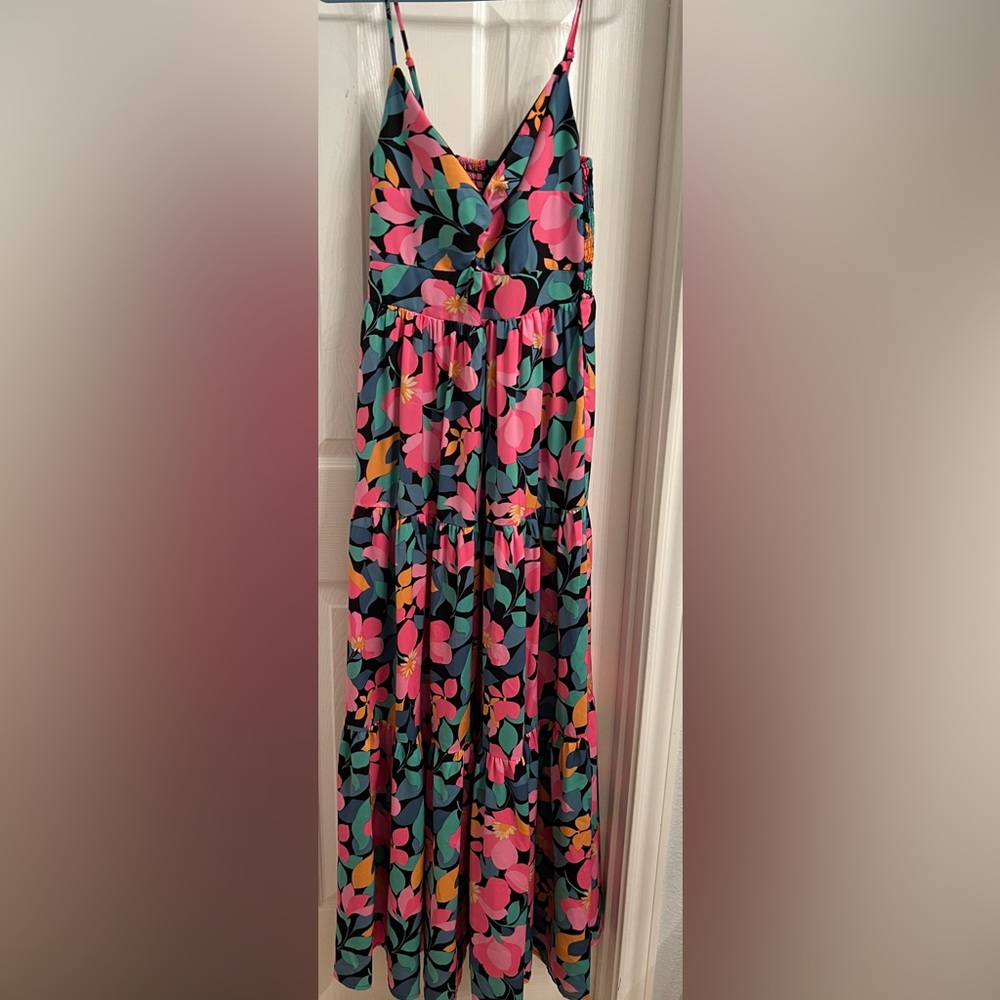 Spaghetti strap maxi dress